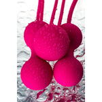 Вагинальные шарики A-Toys by TOYFA Redvil, силикон, розовые, 16,5 см
