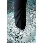 Вибратор с клиторальным стимулятором WANAME D-SPLASH Thunder, силикон, черный, 24,2 см