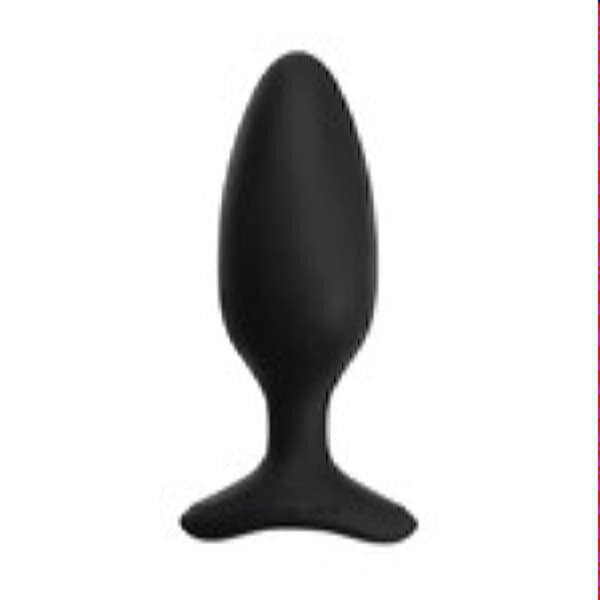 Анальная втулка LOVENSE Hush 2 (M), силикон, черная, 13,5 см