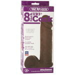 Насадка реалистик 8 черн. для Харнесс, UR3 Vac-U-Lock™ - 8 ULTRASKYN™ Cock - Choco