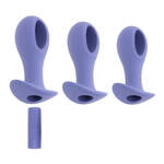 Набор анальных пробок с вибропулей Hole Punch Plug Set
