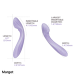 Margot интерактивный вибростимулятор с функцией нагрева